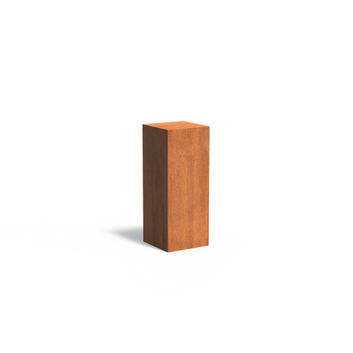 Piedestal - Corten - 400.00 x 400.00 x 1000.00