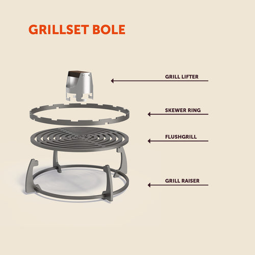 Grillset Bole - 481.00 x 481.00 x 142.50