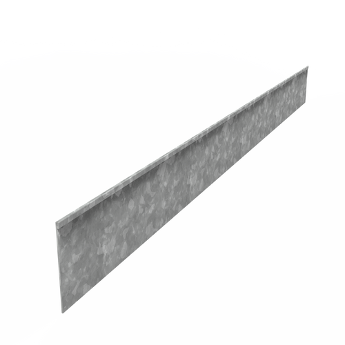 Kantstål rak - Galvaniserat stål - 2300.00 x 3.00 x 200.00