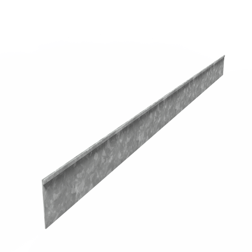 Kantstål rak - Galvaniserat stål - 2300.00 x 3.00 x 150.00