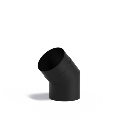 Rökkanal 150 vinkel 45 - Lackerat stål - 0.00 x 154.00 x 154.00
