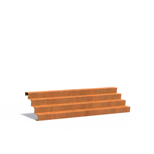 Trappa - Corten - 3000.00 x 960.00 x 680.00