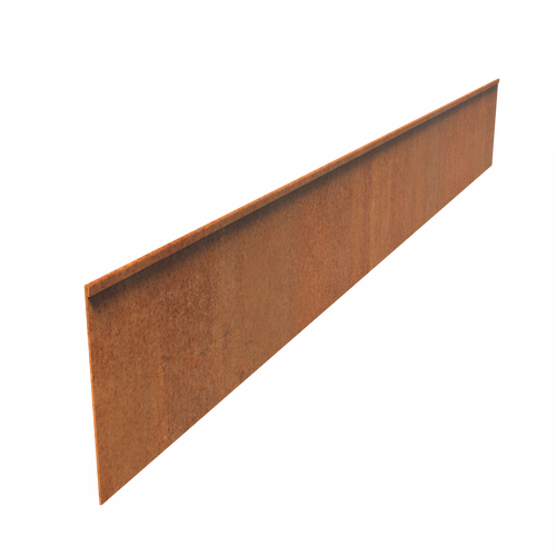 Kantstål rak - Corten - 2300.00 x 3.00 x 290.00