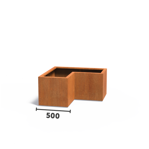 Carrez - Corten - 1000.00 x 1000.00 x 500.00