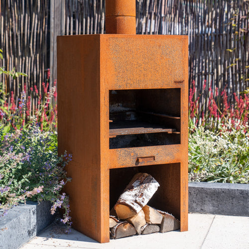 Stig - Corten - 500.00 x 500.00 x 1000.00