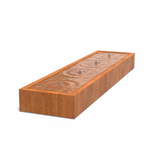 Vattenbord - Corten - 4000.00 x 1000.00 x 400.00