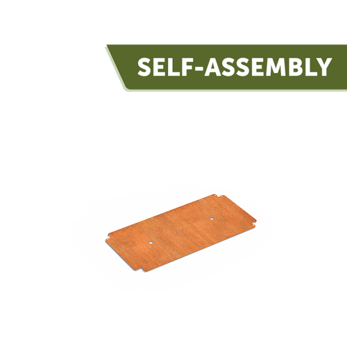 Carrez bottenplatta - Corten - 1000.00 x 500.00 x 2.00