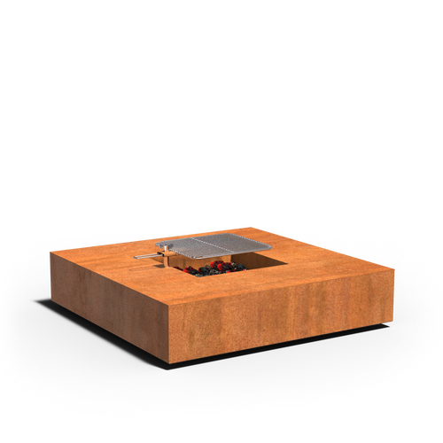 Quad - Corten - 1200.00 x 1200.00 x 280.00