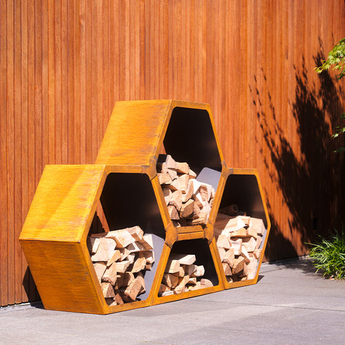Hex - Corten - 915.00 x 400.00 x 800.00