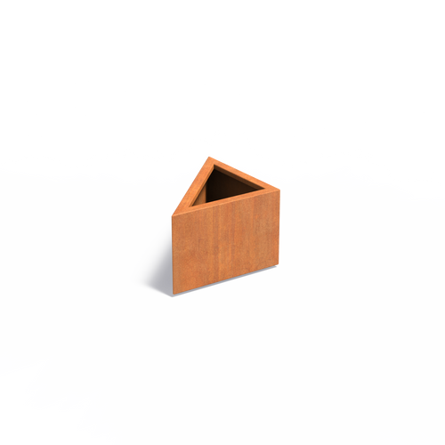 Triangle - Corten - 600.00 x 600.00 x 400.00