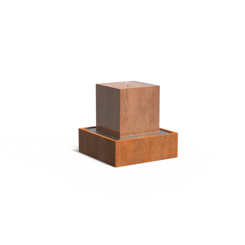 Vattenblock - Corten - 700.00 x 700.00 x 700.00