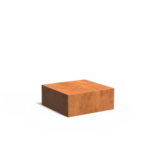 Piedestal - Corten - 1000.00 x 1000.00 x 400.00