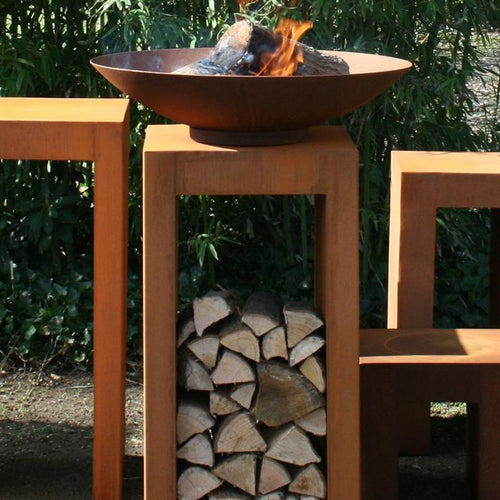 Piedestal - Corten - 600.00 x 600.00 x 400.00