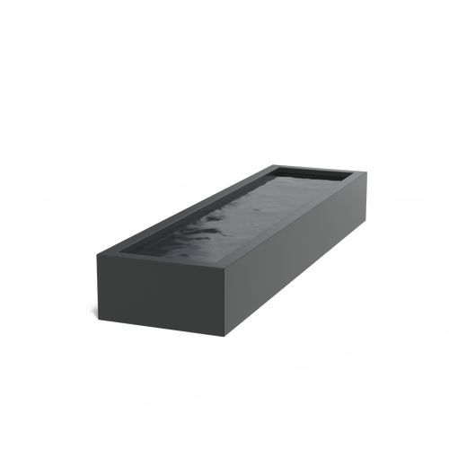 Damm - Aluminium - 3000.00 x 800.00 x 400.00