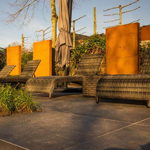 Vägg - Corten - 1500.00 x 150.00 x 600.00