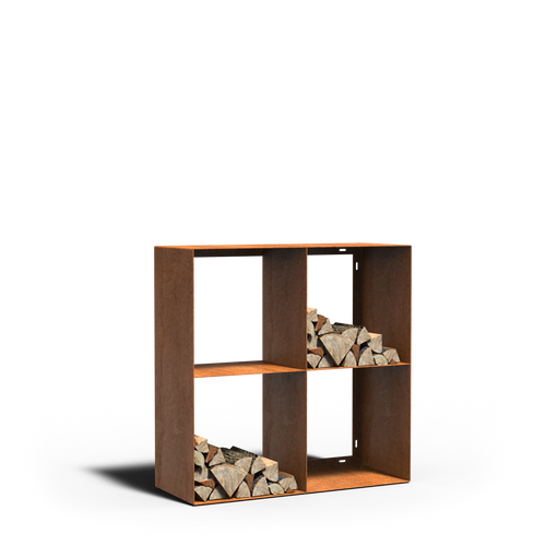 Quad - Corten - 1000.00 x 400.00 x 1000.00
