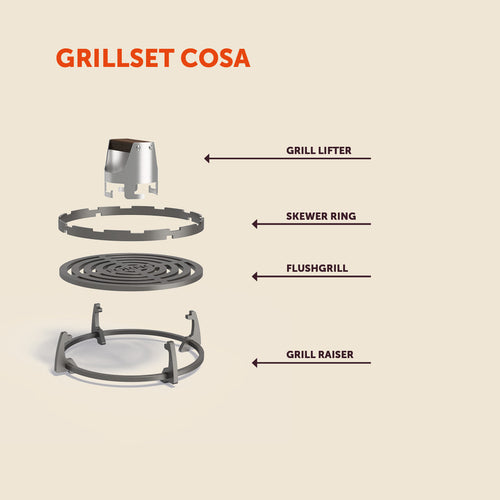 Grillset Cosa - 354.00 x 354.00 x 90.50