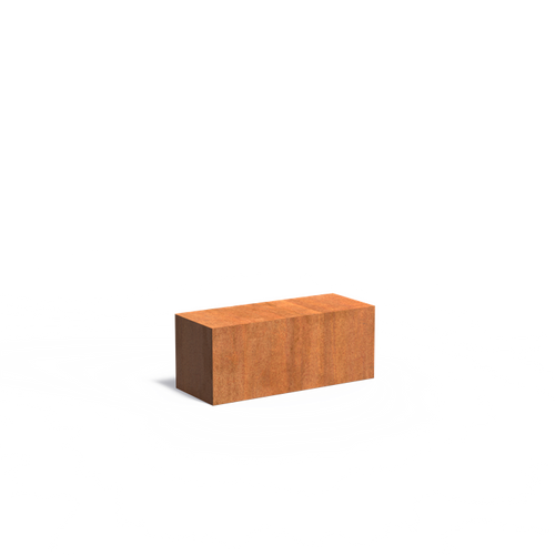 Piedestal - Corten - 1000.00 x 400.00 x 400.00