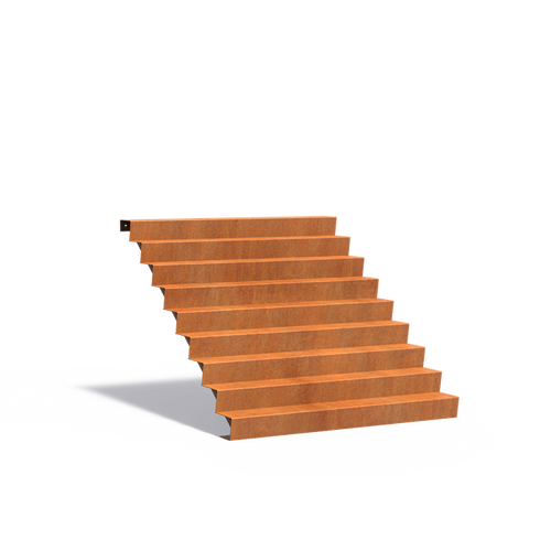 Trappa - Corten - 2000.00 x 2160.00 x 1530.00
