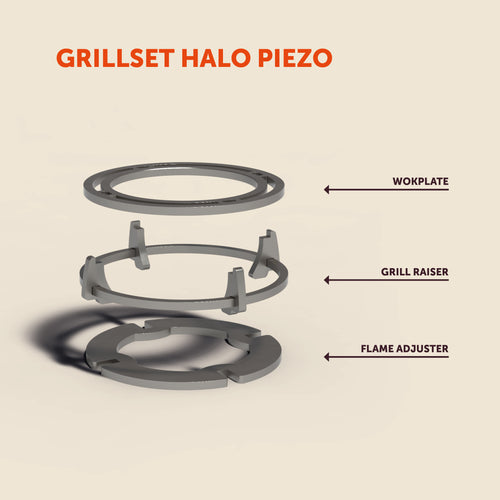 Grillset Halo Piezo - 280.00 x 280.00 x 64.50
