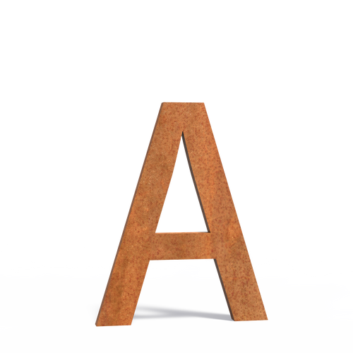 Bokstav - Corten - 75.00 x 5.00 x 90.00