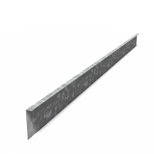 Kantstål rak - Galvaniserat stål - 2300.00 x 2.00 x 150.00