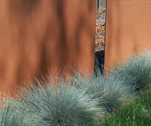 Skärmvägg - Corten - 1350.00 x 50.00 x 1800.00
