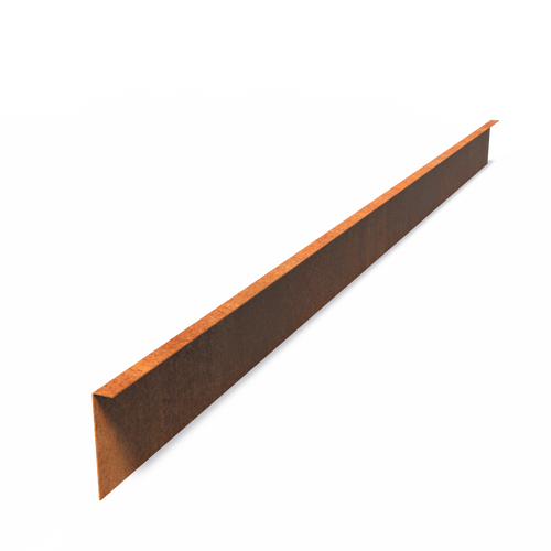 Kantstål rak - Corten - 2300.00 x 2.00 x 150.00