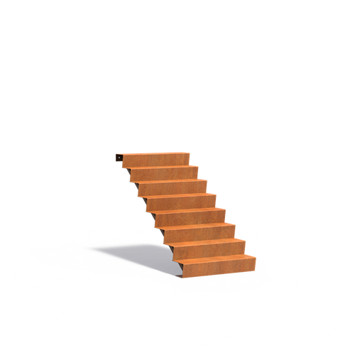 Trappa - Corten - 1000.00 x 1920.00 x 1360.00