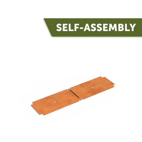 Carrez bottenplatta - Corten - 1500.00 x 400.00 x 2.00
