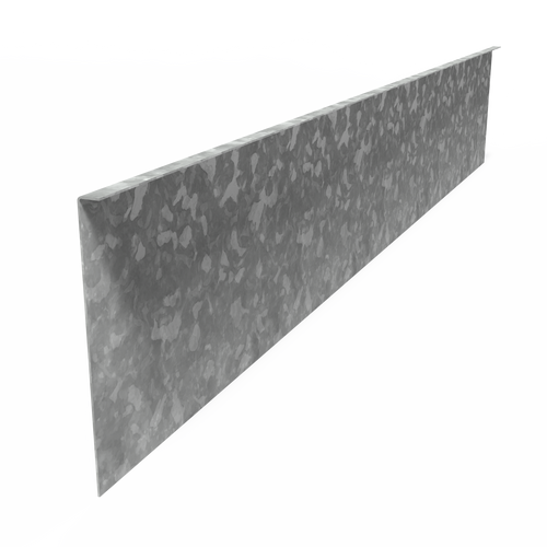 Kantstål rak - Galvaniserat stål - 2300.00 x 3.00 x 390.00