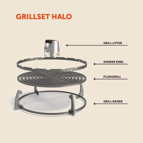 Grillset Halo - 581.00 x 581.00 x 142.50