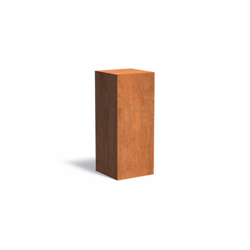 Piedestal - Corten - 500.00 x 500.00 x 1200.00