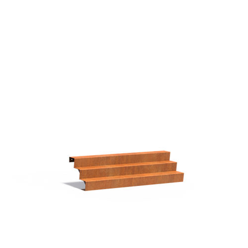 Trappa - Corten - 2000.00 x 720.00 x 510.00