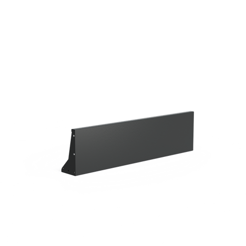 Stödmur smal topp - Aluminium - 1500.00 x 200.00 x 400.00